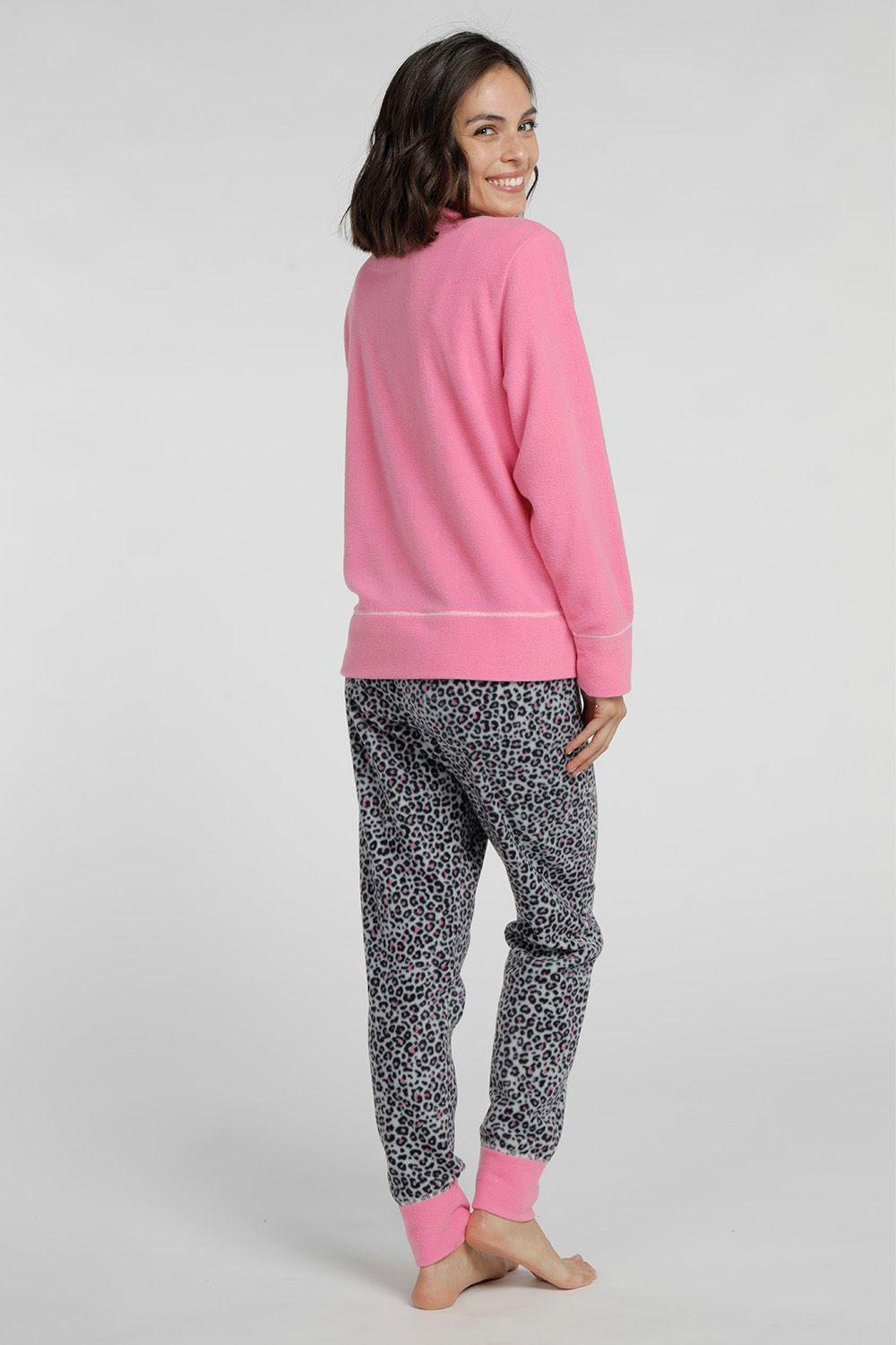 Pijama Polar Mujer Fucsia 60.1406-FUC Kayser-1