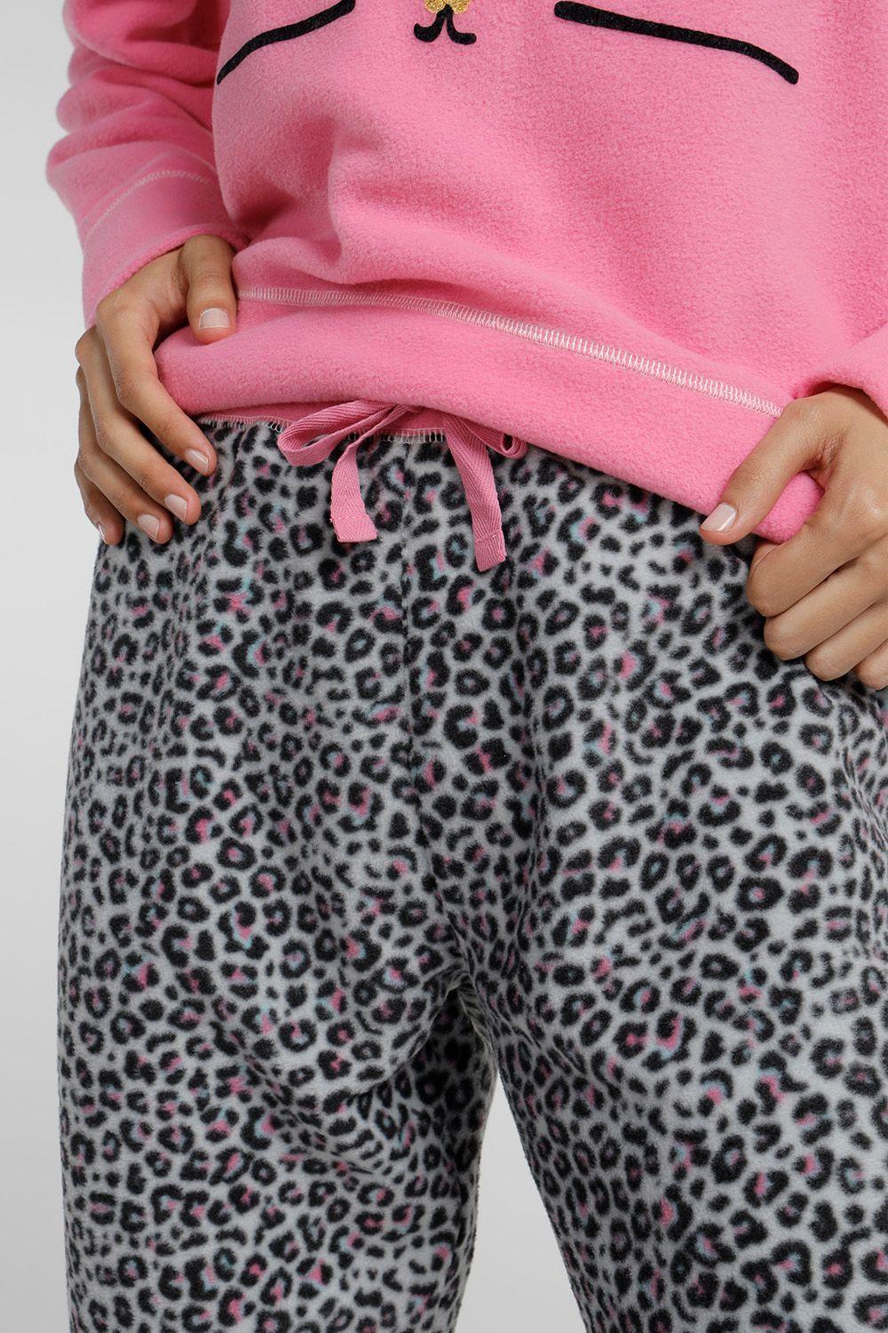 Pijama Polar Mujer Fucsia 60.1406-FUC Kayser-2