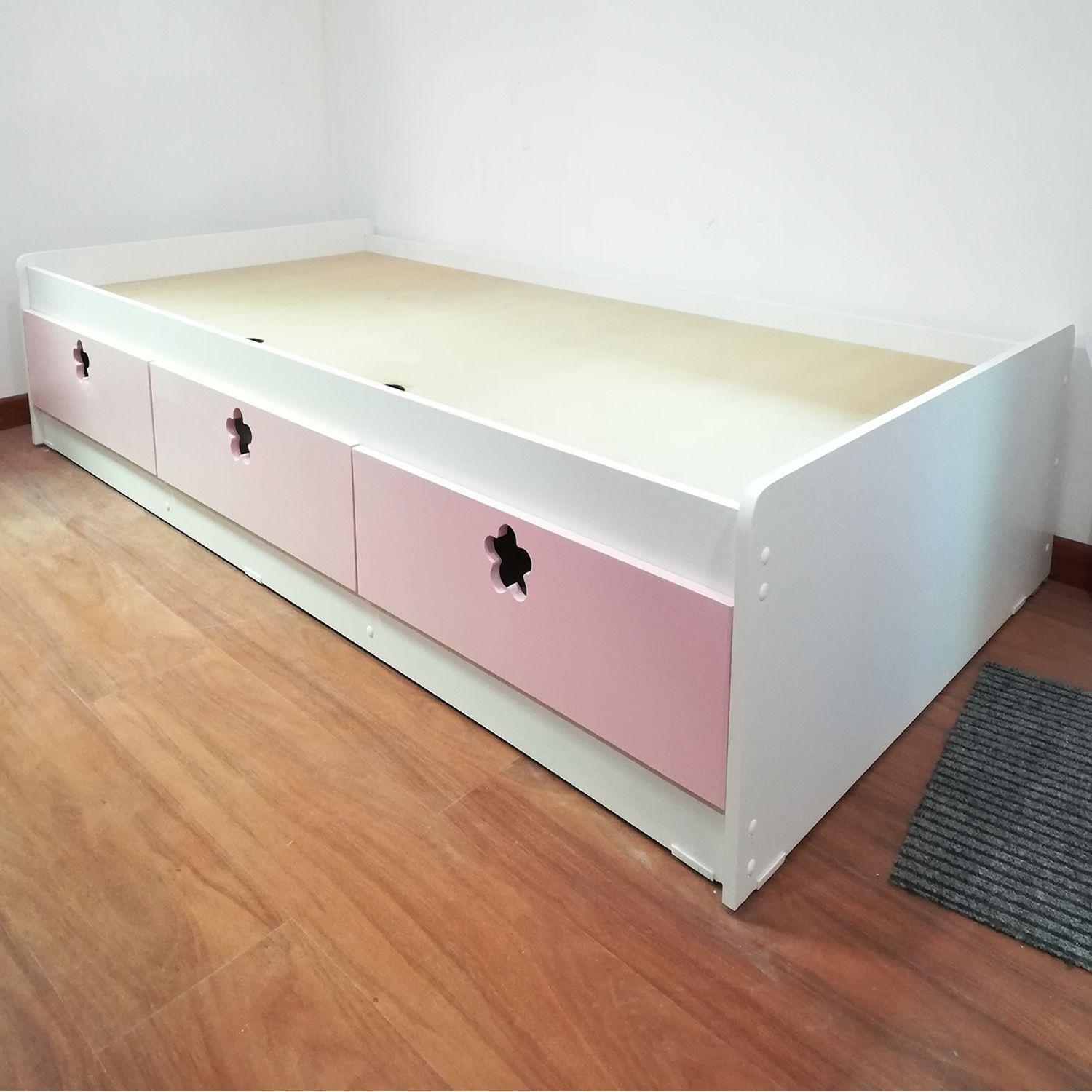 Cama 3 C Rosado Flor 1.5-3