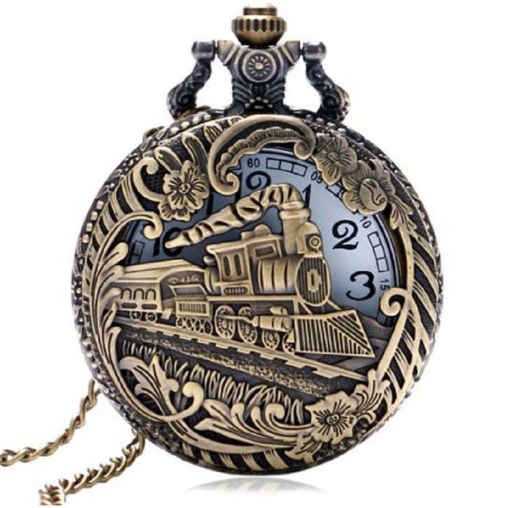 Reloj Bolsillo Vintage Tren Al Sur Quartz Al13-2