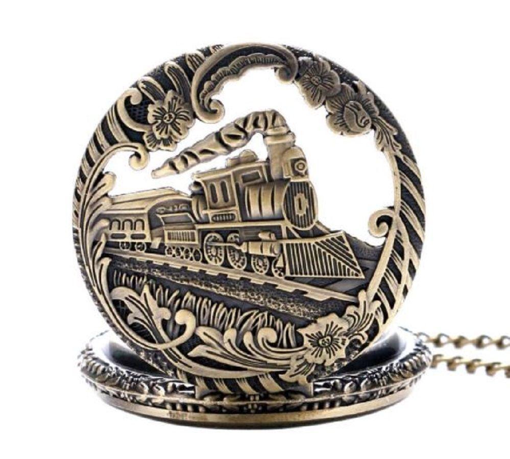 Reloj Bolsillo Vintage Tren Al Sur Quartz Al13-5