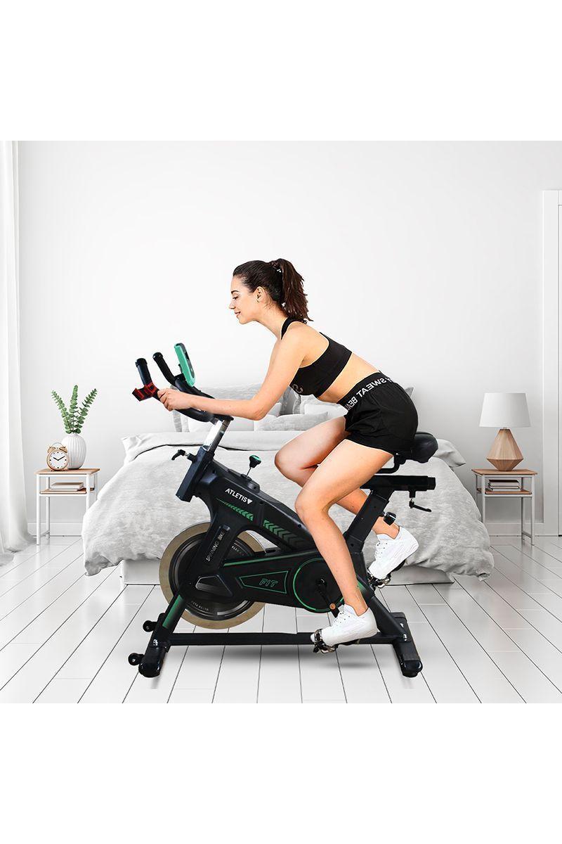 Bicicleta Spinning Pro 800 23 kg Negro-1