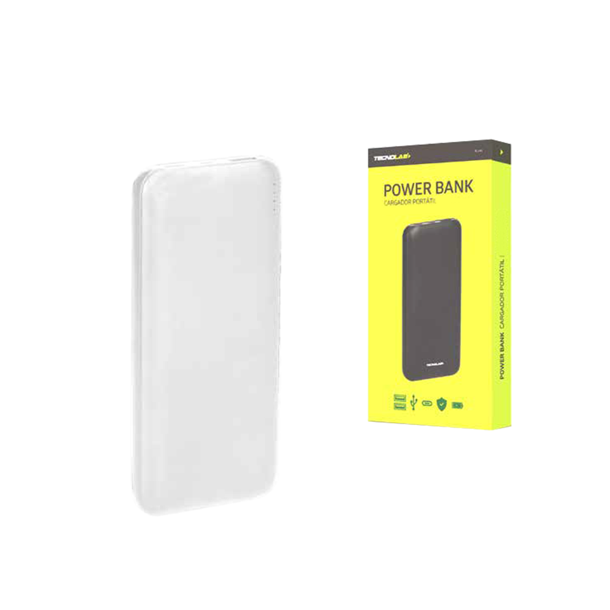 Batería Portátil  Powerbank Turbo 20.000 mah Blanca-1