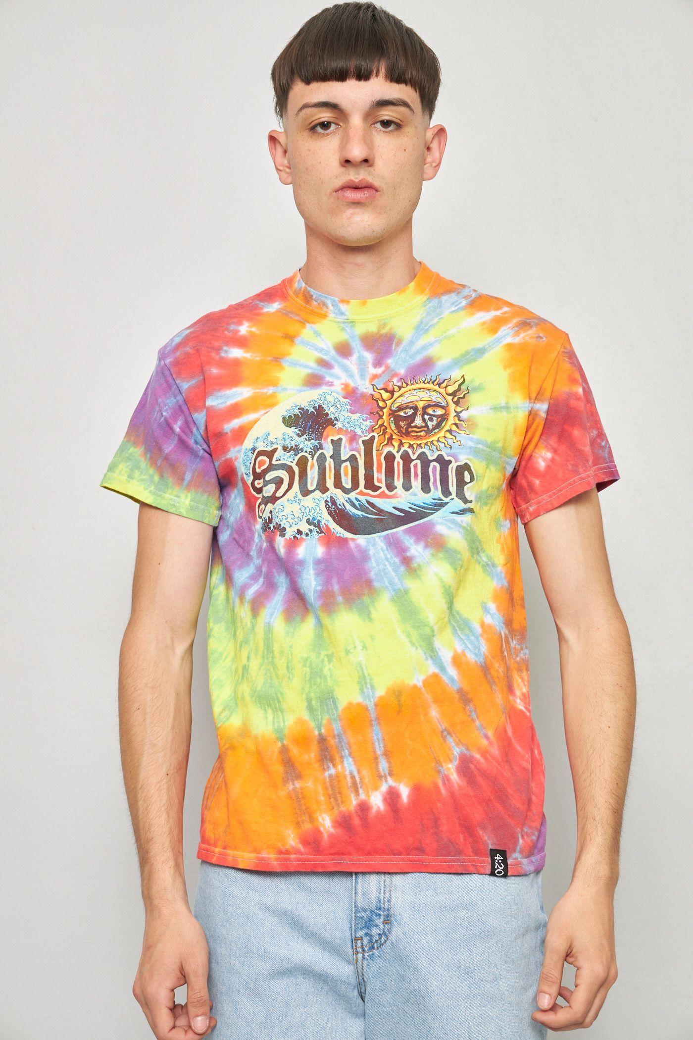 Polera casual reciclado multicolor sunlime talla M  -0