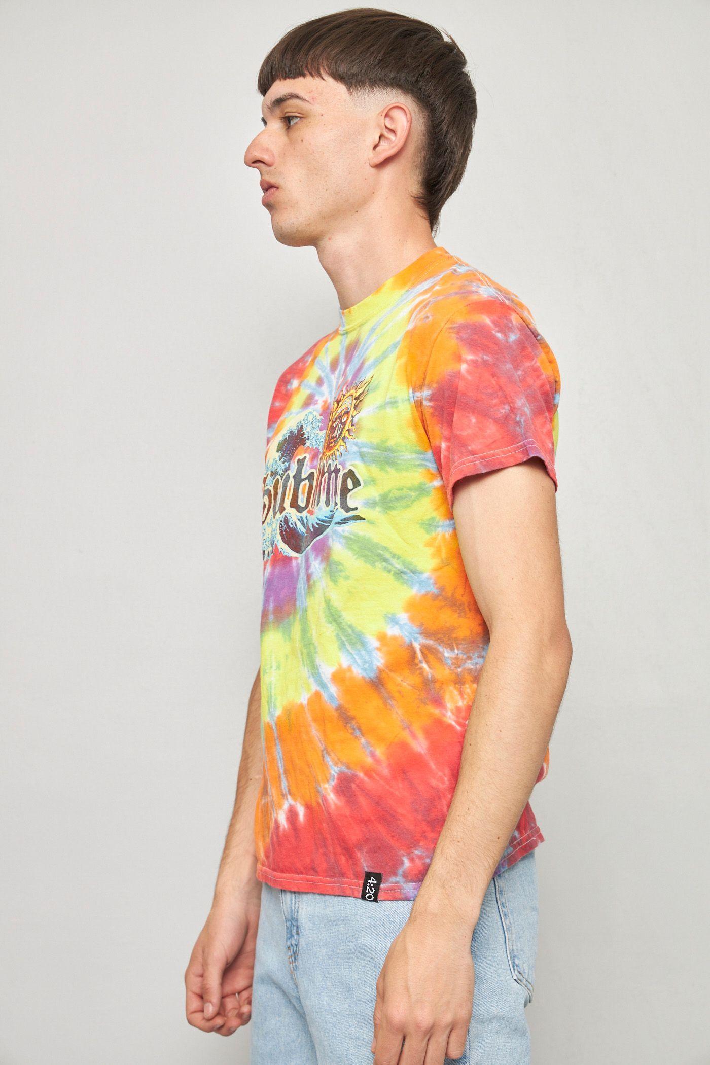 Polera casual reciclado multicolor sunlime talla M  -1