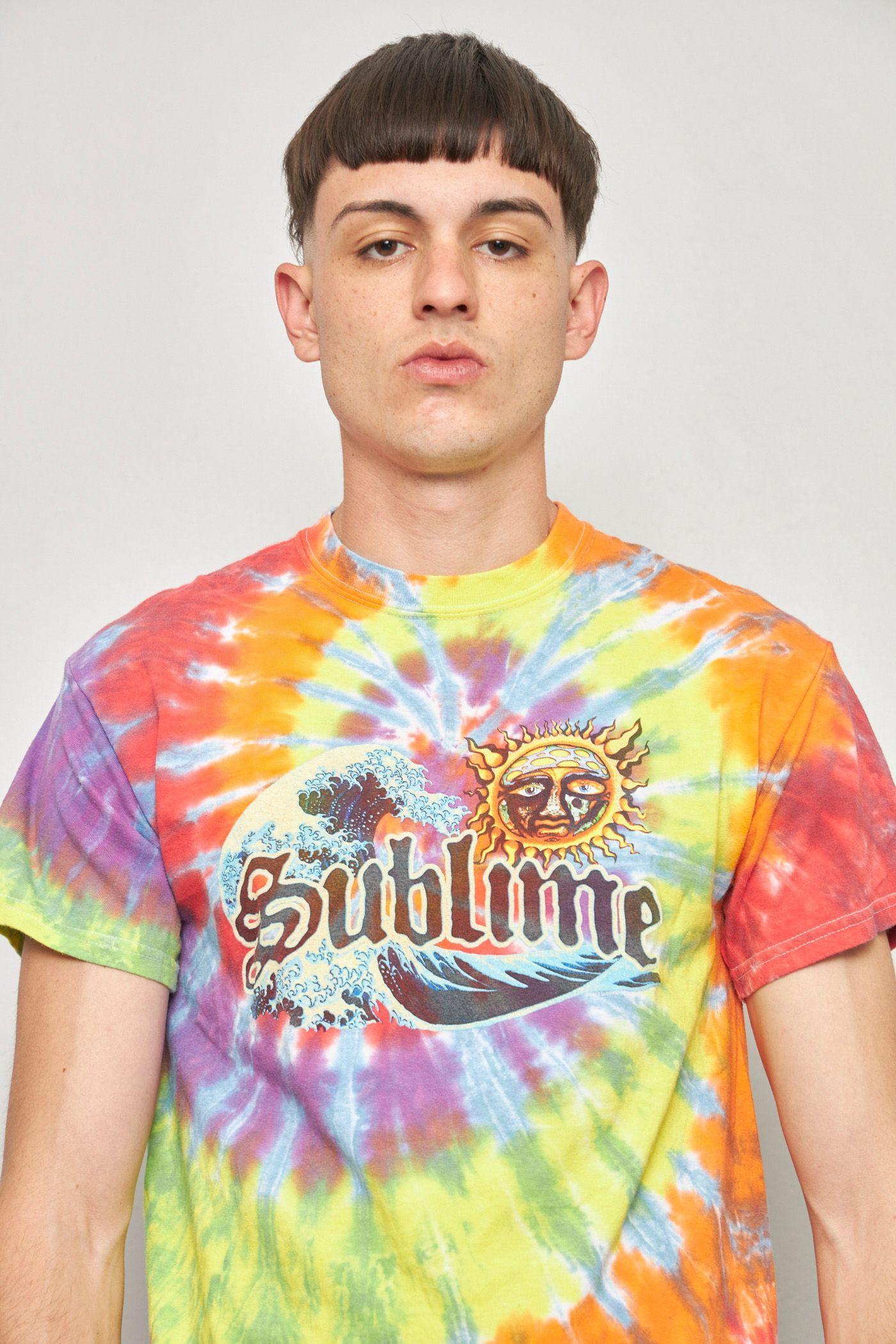 Polera casual reciclado multicolor sunlime talla M  -4