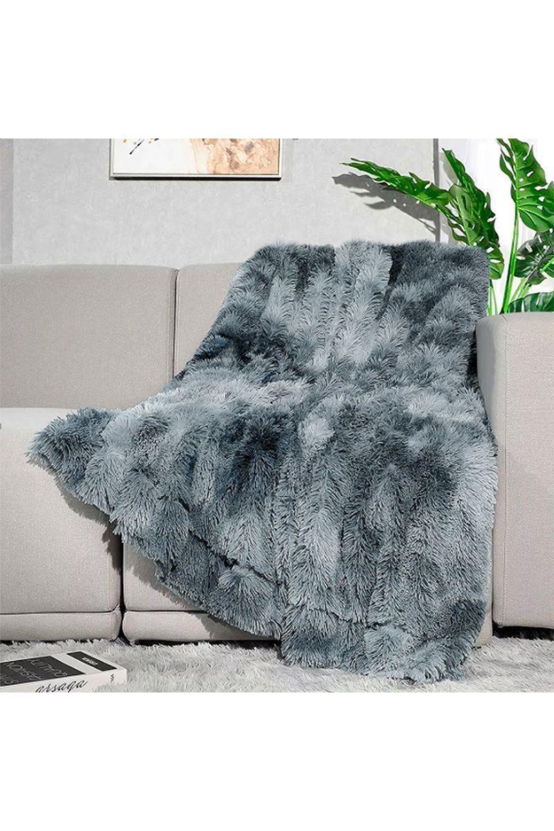 Manta Frazada Sherpa Tye Die Gris-4