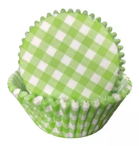 Pack 100 Capsula Para Hornear Capsula Cupcake Campestre 7,5c-0