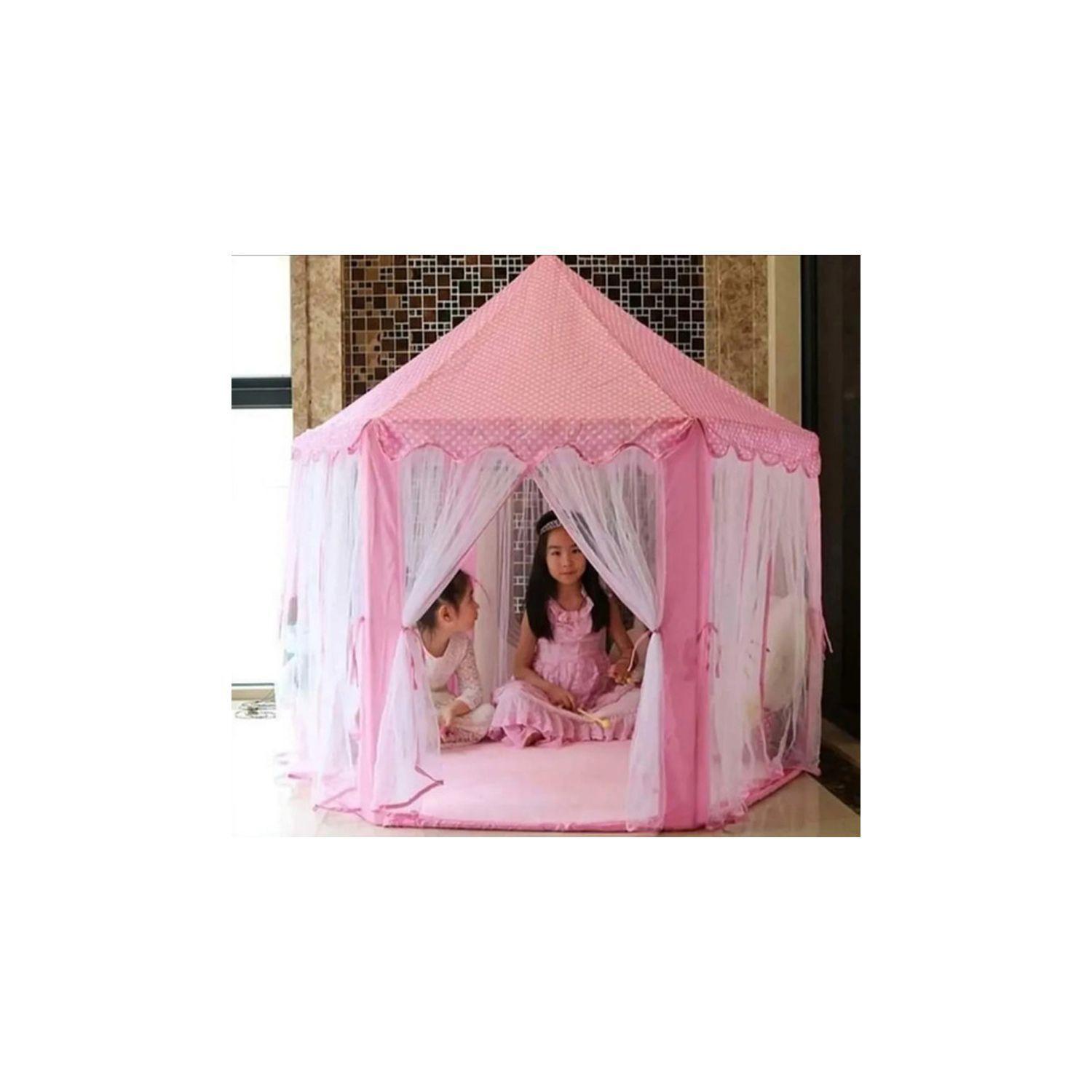 Carpa Infantil Castillo Princesa Rosada 1.40x1.35cm-2