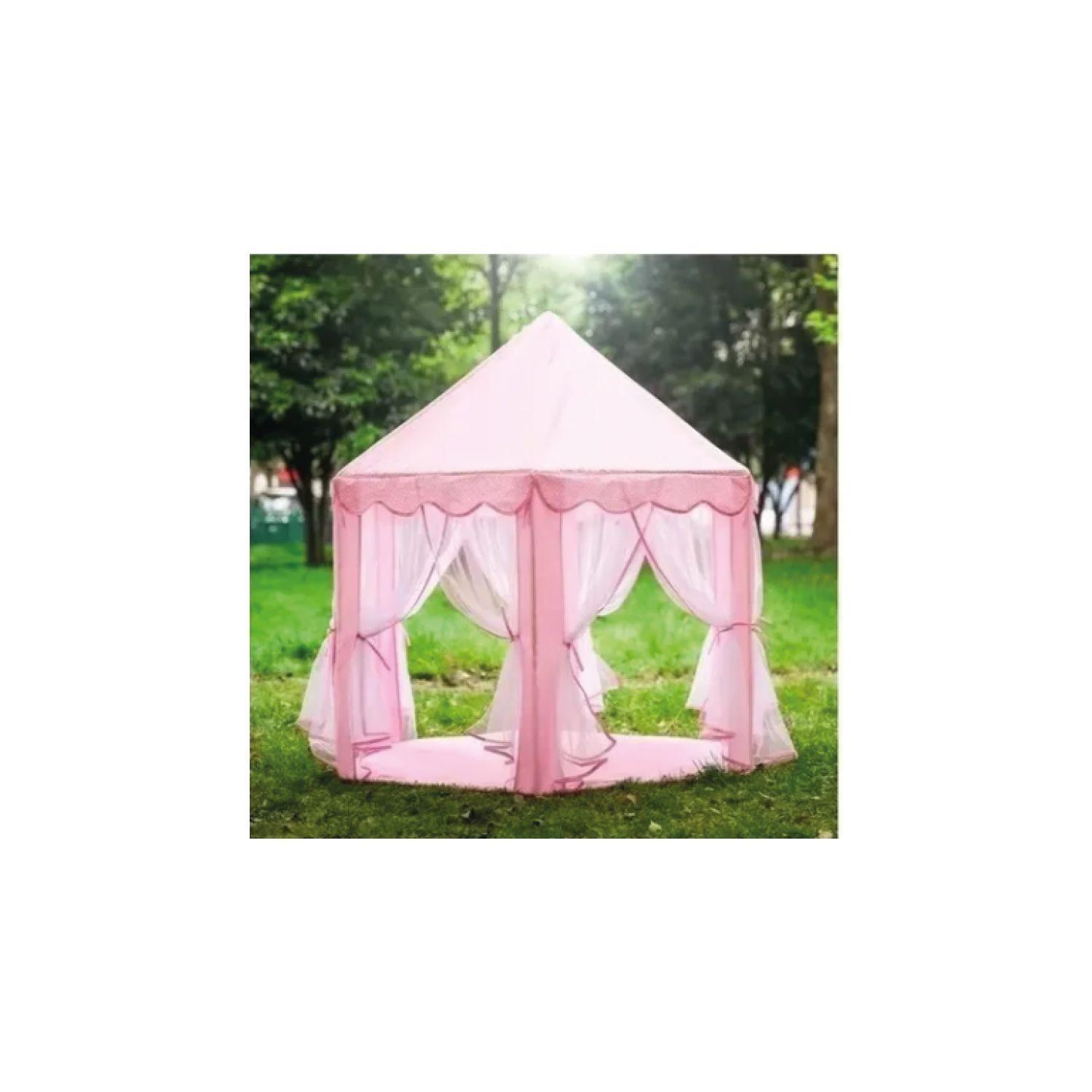 Carpa Infantil Castillo Princesa Rosada 1.40x1.35cm-1