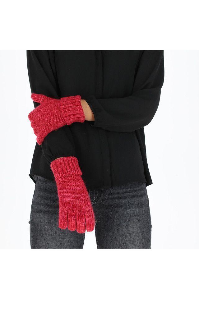 Guantes Melange Fucsia i-D-2