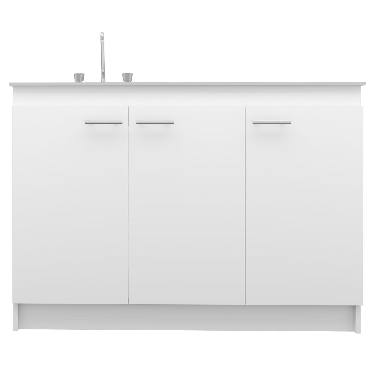 MUEBLE LAVAPLATO 3 PUERTAS DERECHO ARMADO LISTO A TU HOGAR-0