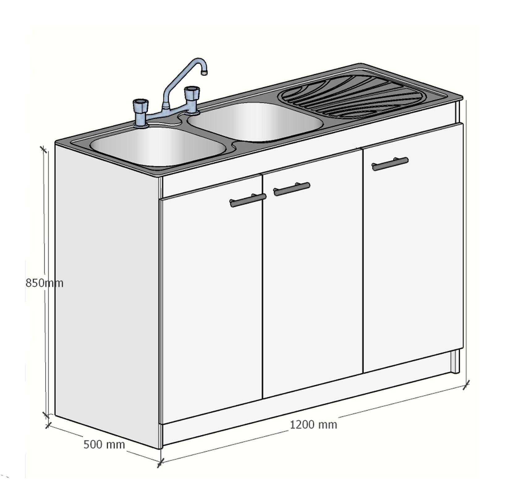 MUEBLE LAVAPLATO 3 PUERTAS DERECHO ARMADO LISTO A TU HOGAR-2
