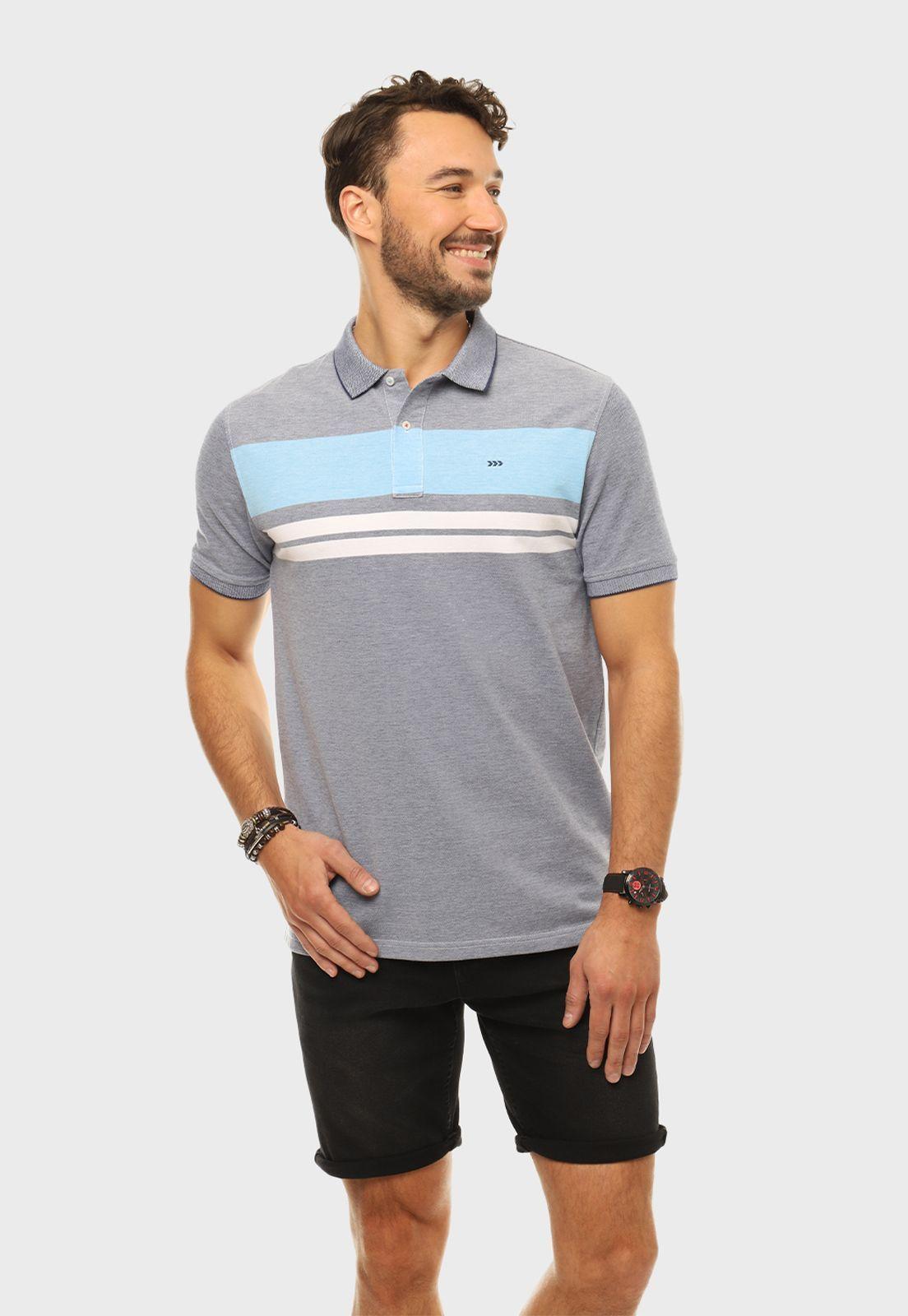 Polera Pique Con Rayas Arrow-0