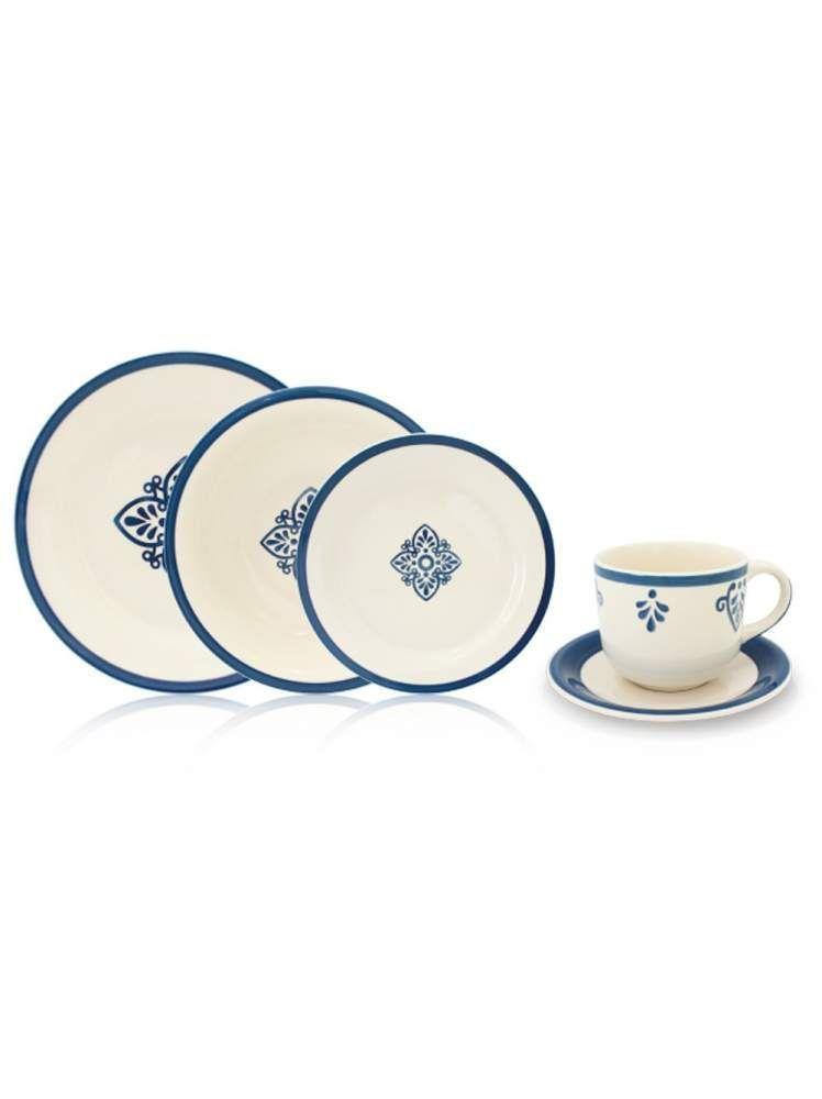 Juego Vajilla 30pcs Charlotte Hallen Porcelana Cocina Hogar-2