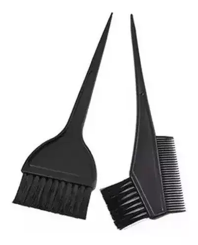 Kit De Peluquería Pocillo + 3 Brochas Peluquería Teñir Pelo-2