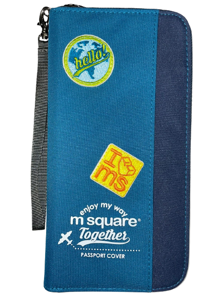 Porta Documentos Todobags Square Azul Oscuro L-0