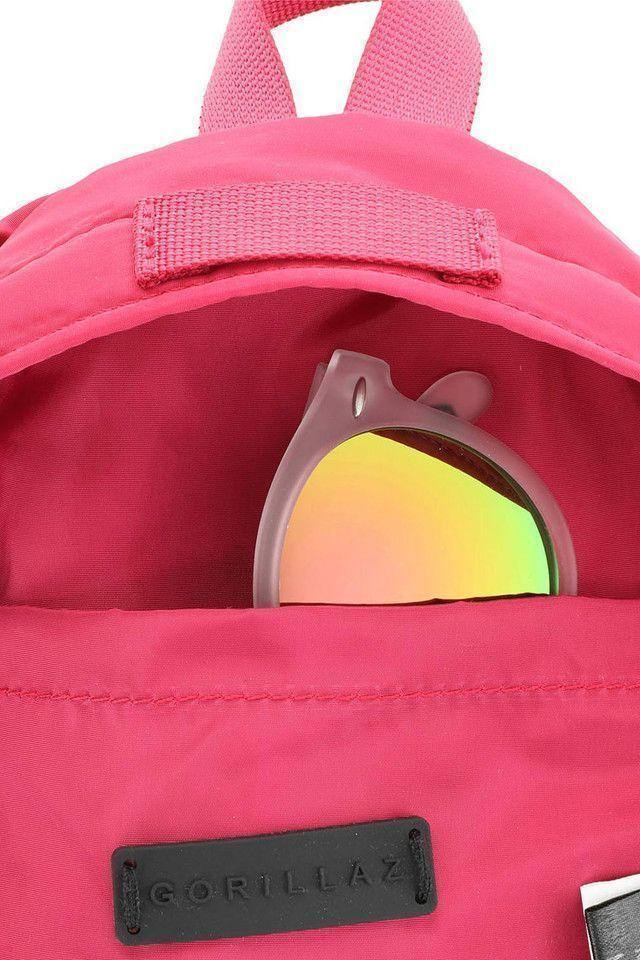 Cartera Mochila Negra XS Malibu Pink Gorillaz-1
