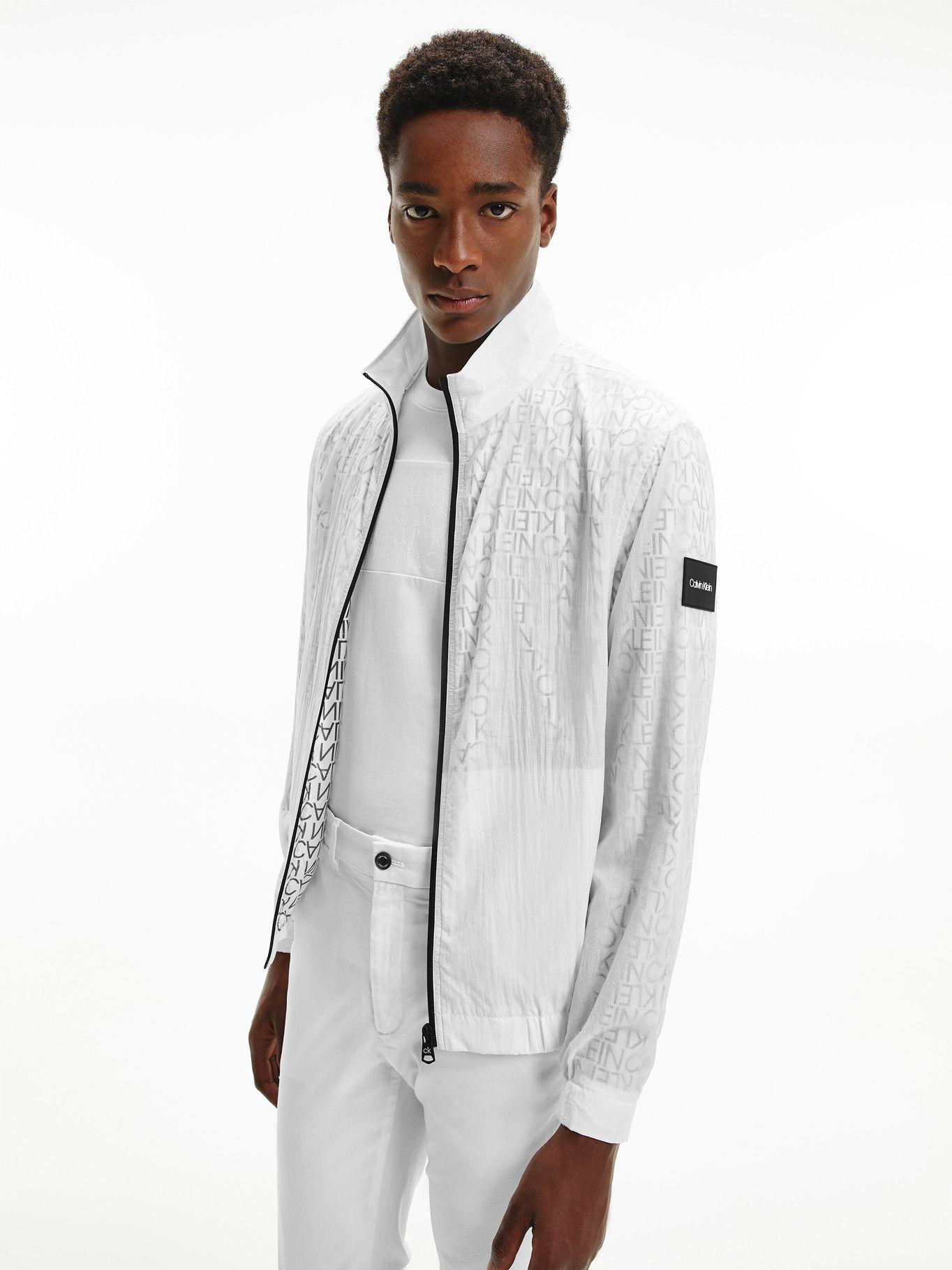 Cortaviento Ripstop Blanco Calvin Klein-3