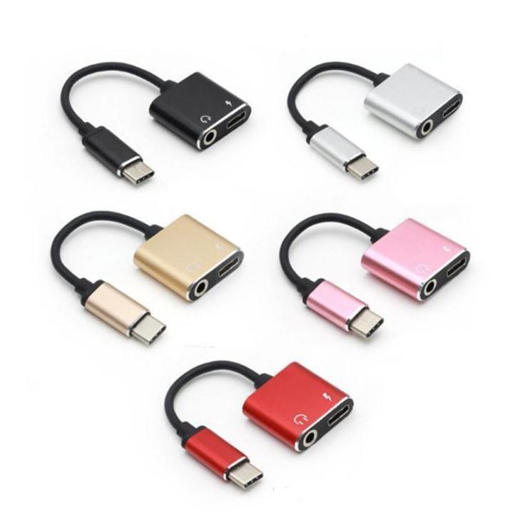 Adaptador Tipo C a Jack 3.5 y Tipo C ROSA-1