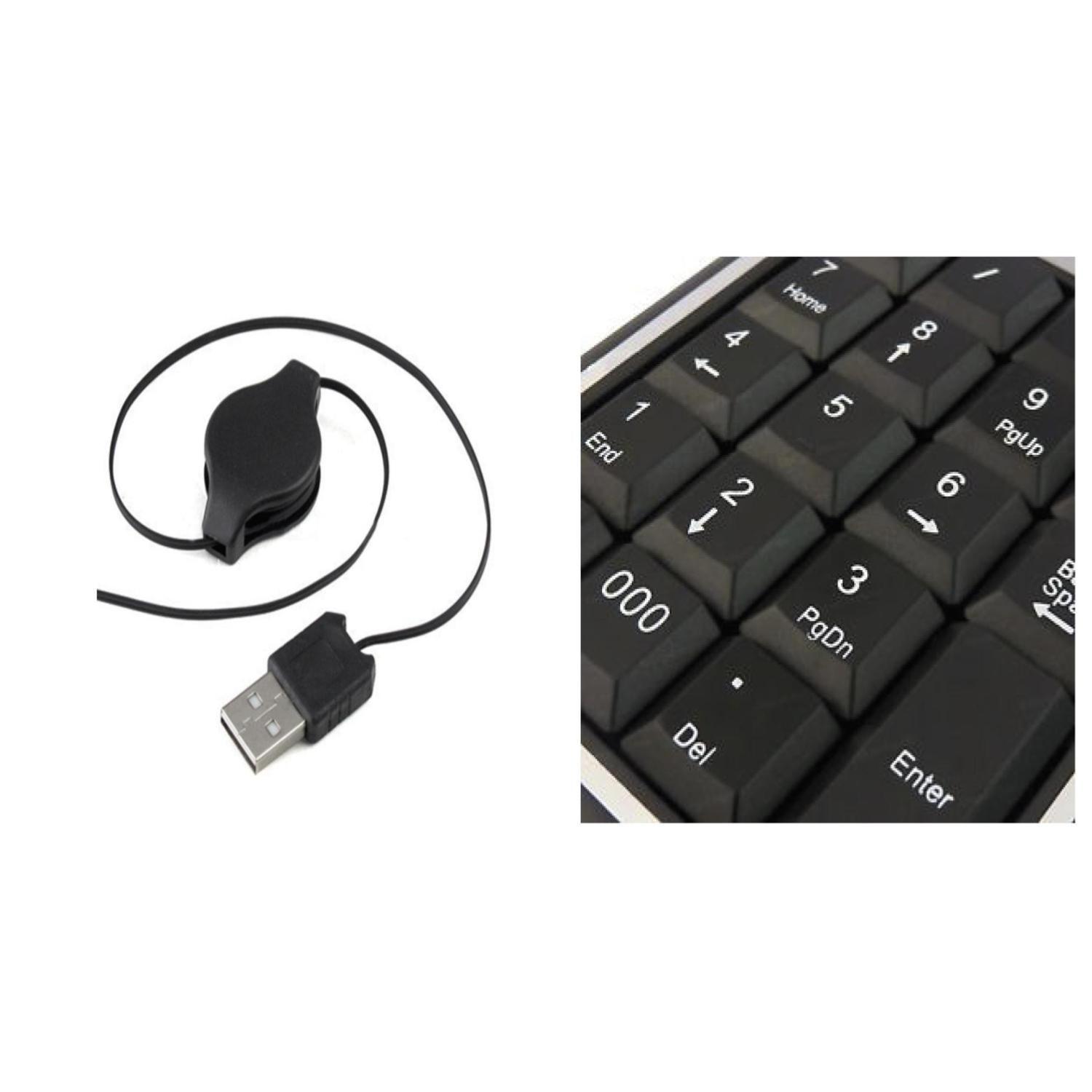 Teclado Pad Numerico USB Ultra Slim Portatil Negro Dblue-1