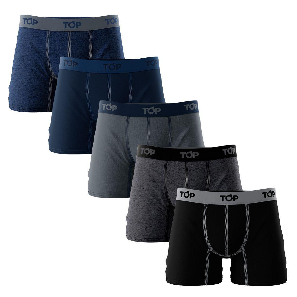 Boxer Medio Algodón Top Pack 5 C1-0