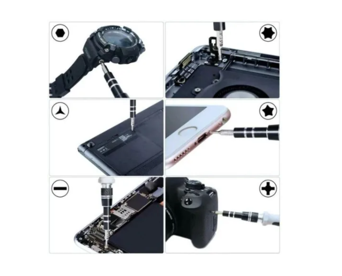 Set 138 Pcs Destornilladores Precisión Torx Magnéticos-2