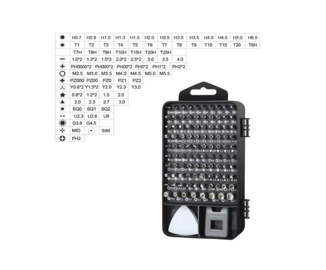 Set 138 Pcs Destornilladores Precisión Torx Magnéticos-1