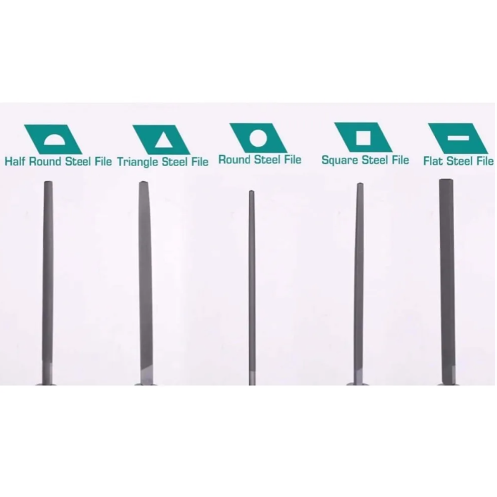 Set De Limas De Acero 5 Piezas 8 Pulgadas Total-2