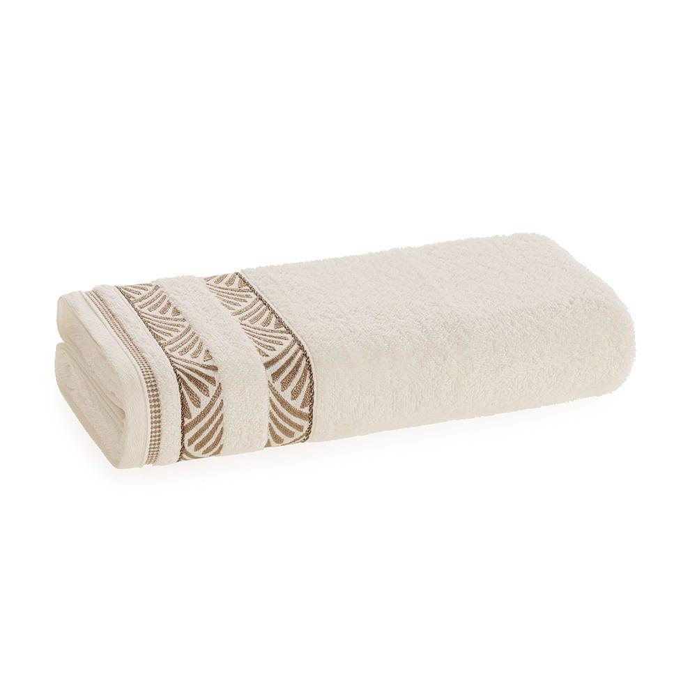 Toalla de baño Karsten San Lui 400gr 70 x 140 cm Ivory/Beige-0
