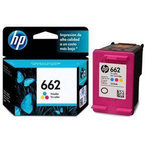 Cartucho original de tinta tricolor HP 662 Advantage (CZ104AL) (REACONDICIONADO)-0