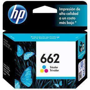 Cartucho original de tinta tricolor HP 662 Advantage (CZ104AL) (REACONDICIONADO)-1