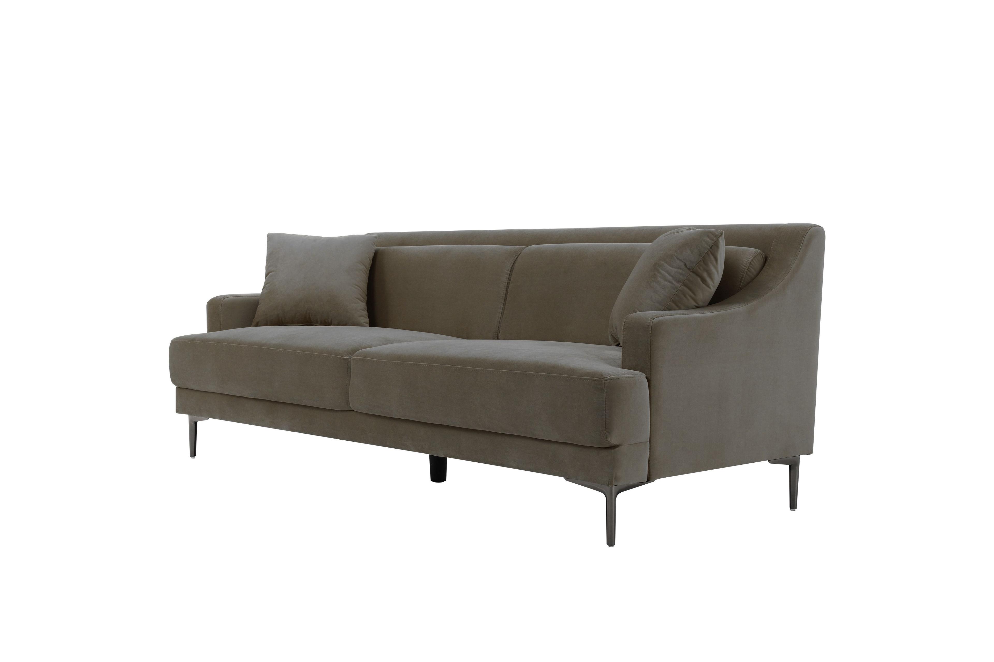 SOFA FACUNDO 3CP VELVET GRIS-3