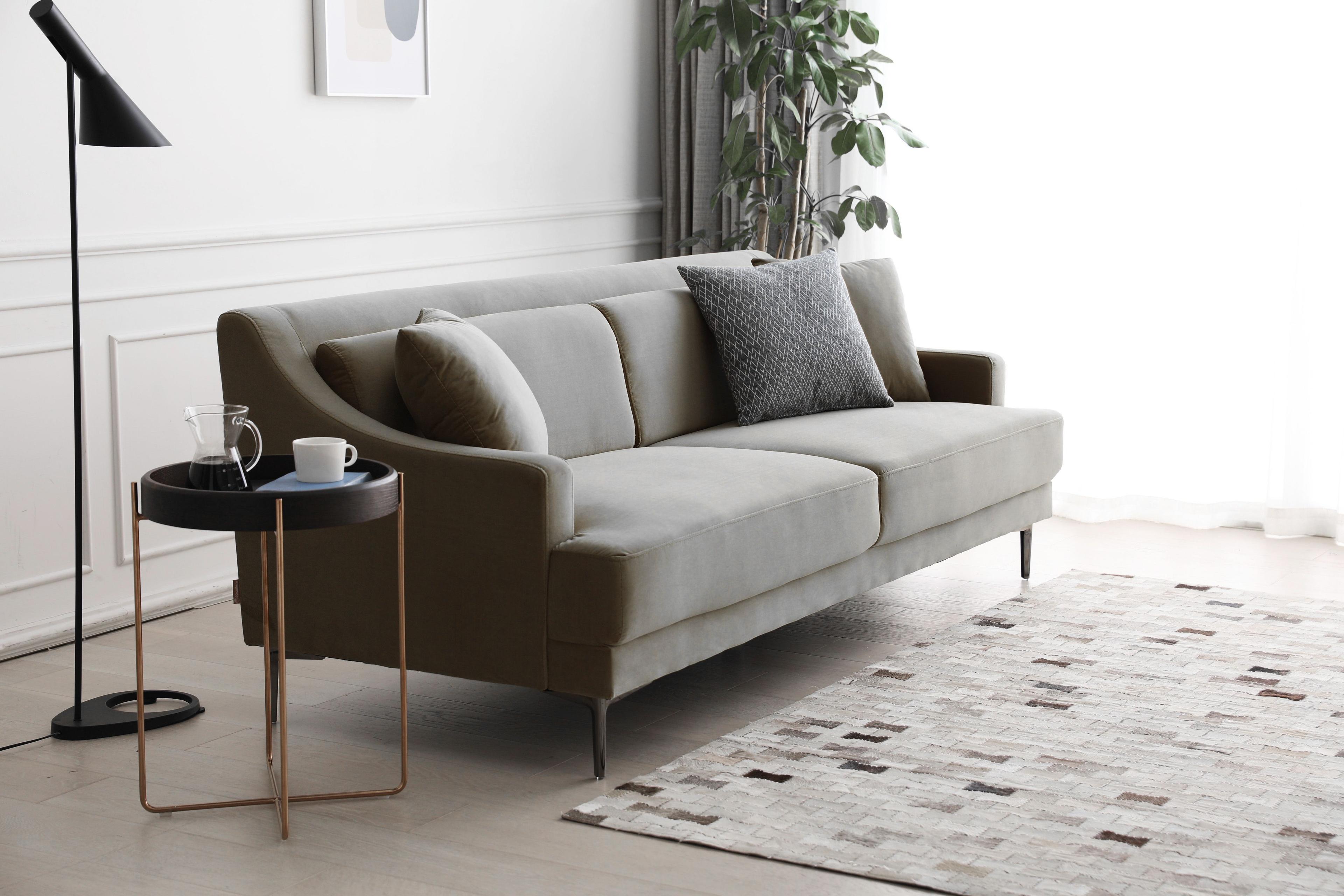SOFA FACUNDO 3CP VELVET GRIS-2
