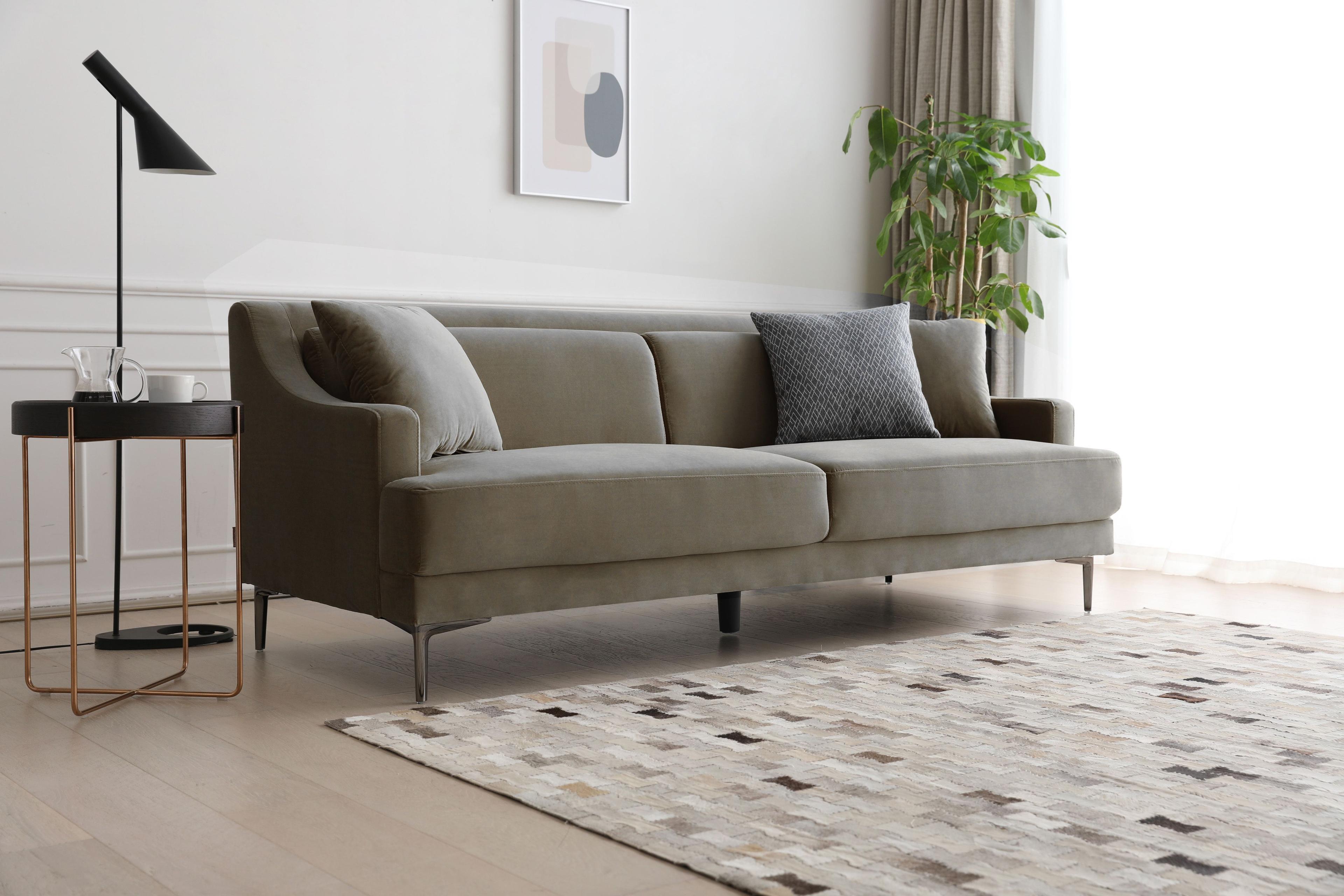 SOFA FACUNDO 3CP VELVET GRIS-4
