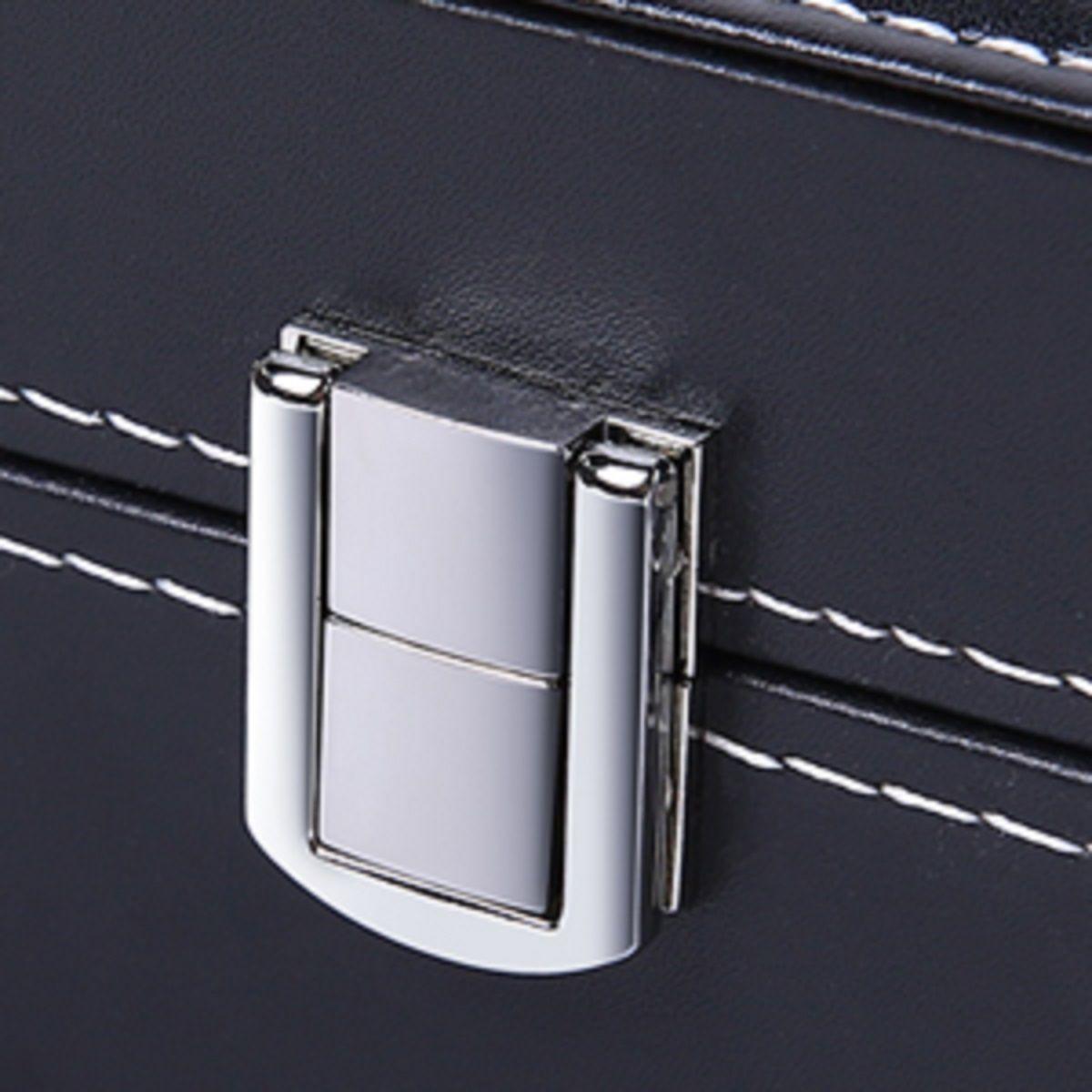 Fina Caja estuche Almacenamiento 6 Relojes AI81 -2