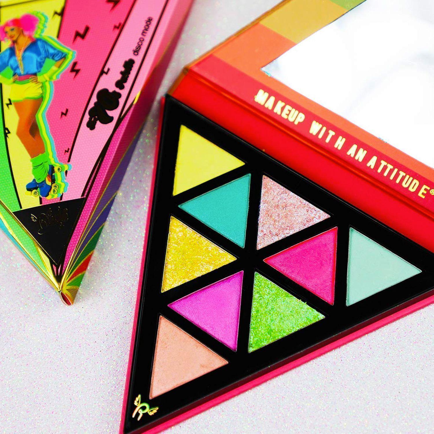 Paleta De Sombras "Disco Mode" Colección Los 70´ Rude Cosmetics-3