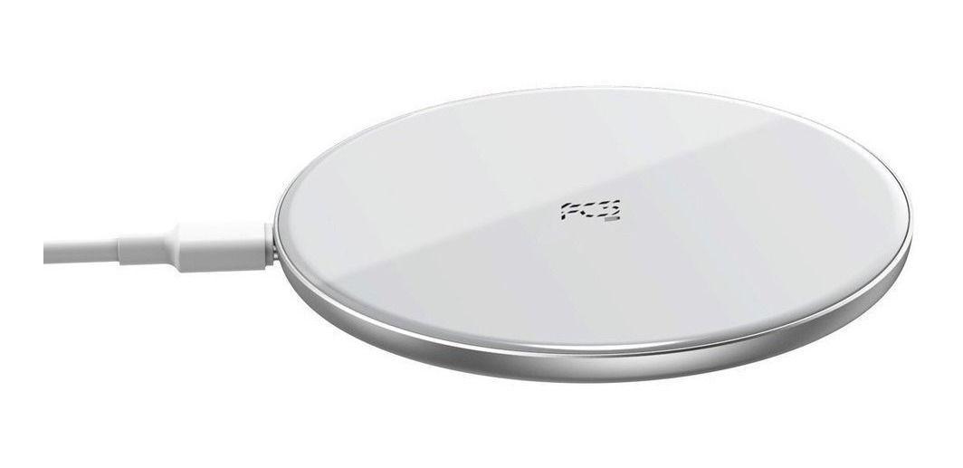 Base Cargador Inalámbrico Blanco Baseus 15W Compatible con IOS/Android-4