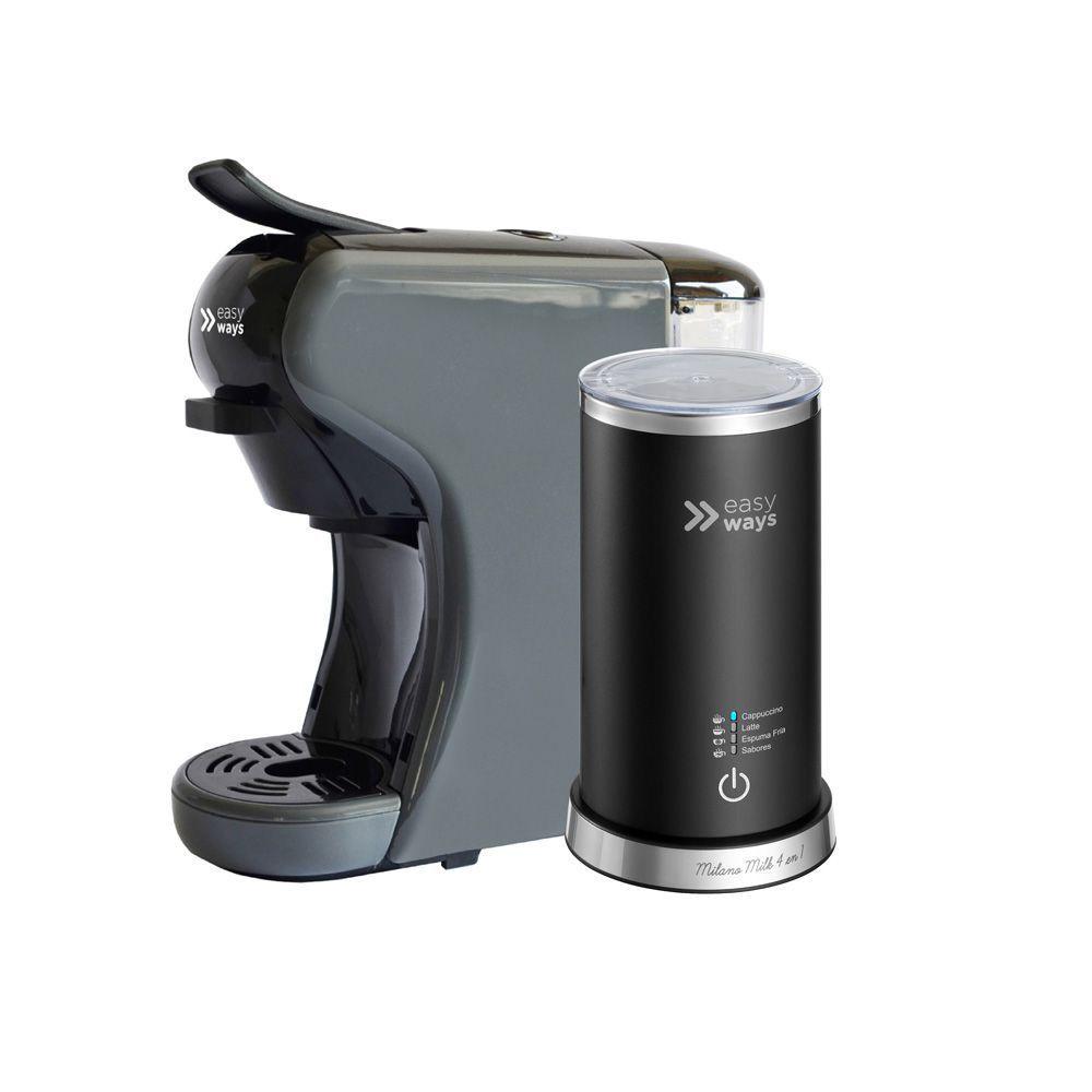 Cafetera Milano Coffee + Espumador Leche EasyWays-0