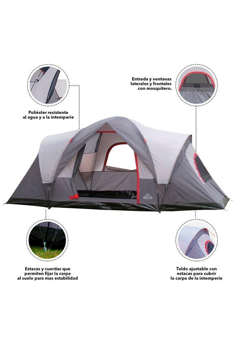 Carpa Camping Familiar 4 Personas Outdoor-3