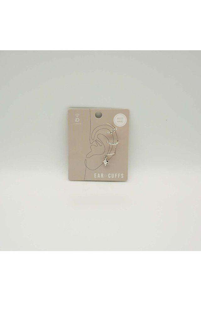 Aros Set Star Plateados i-D-1