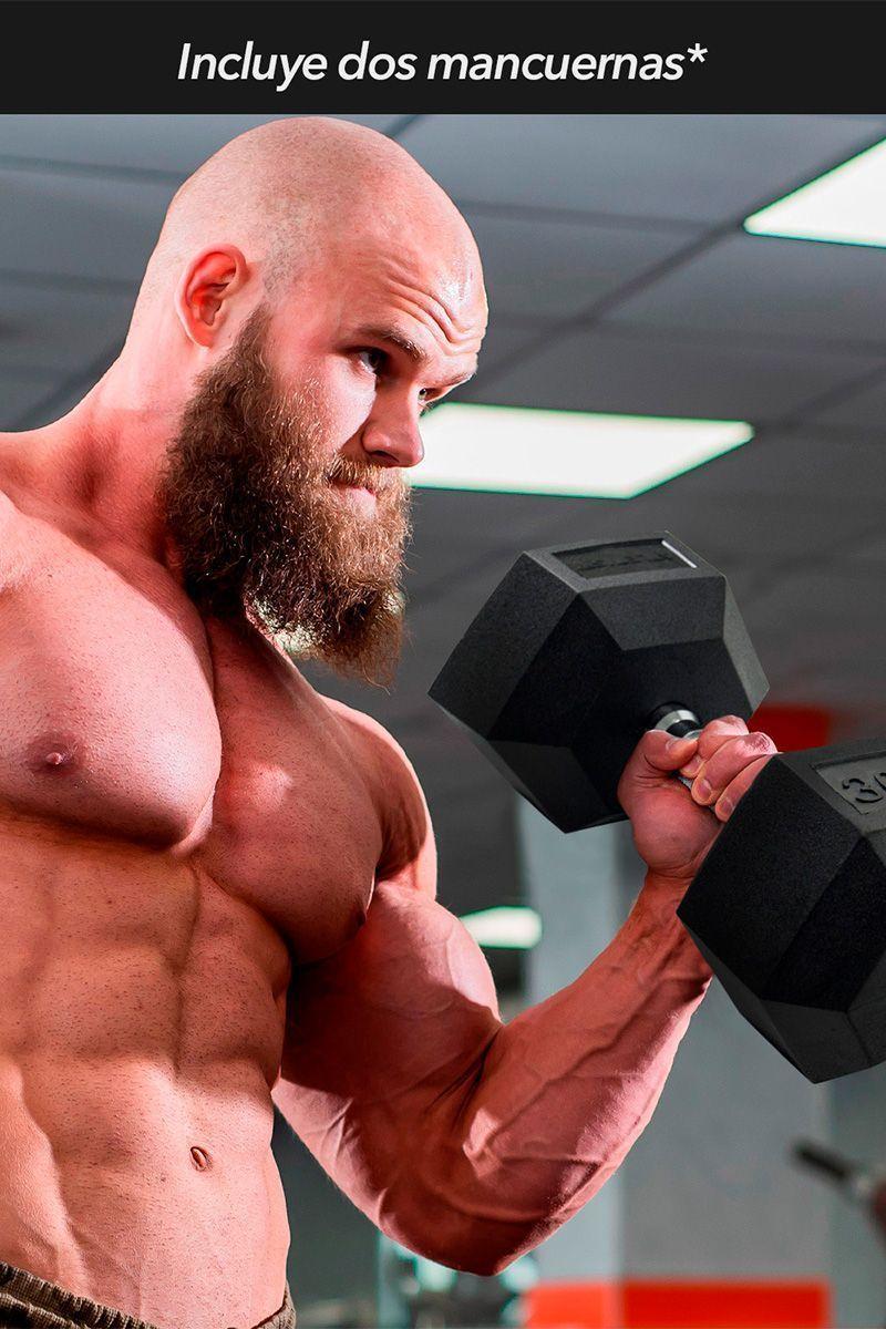 Mancuerna Hexagonal 30 Kg Negro-1