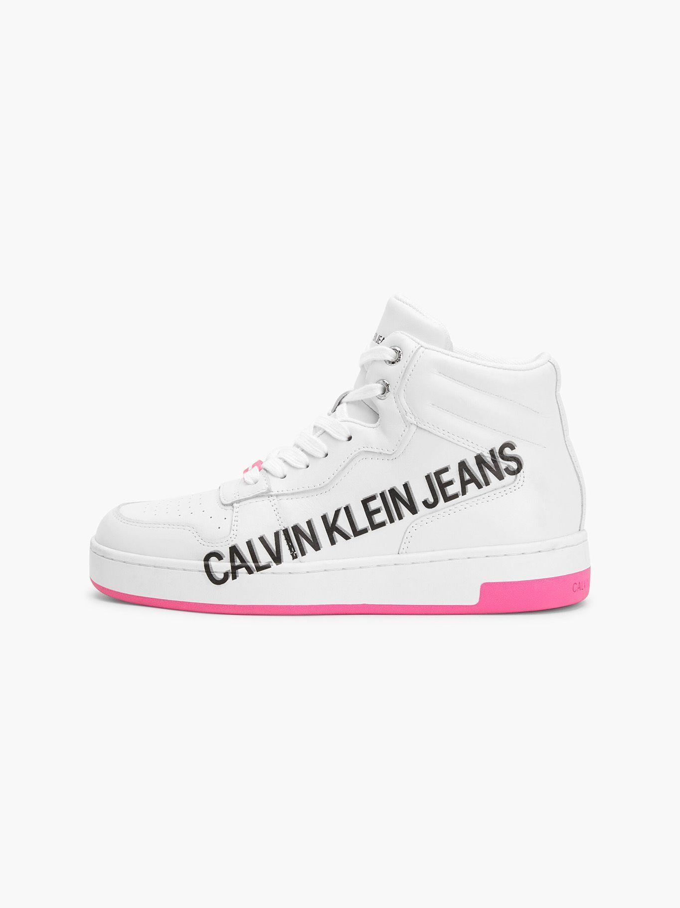 Zapatilla Urbana Mid Basket Blanco Calvin Klein-6