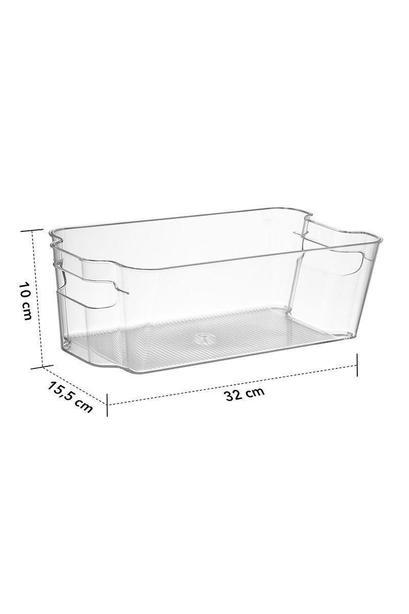 Contenedor Organizador Refrigerador M Clear-2