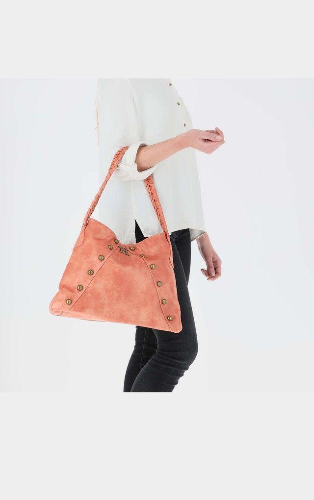 Cartera Hombro West rosada Humana-3