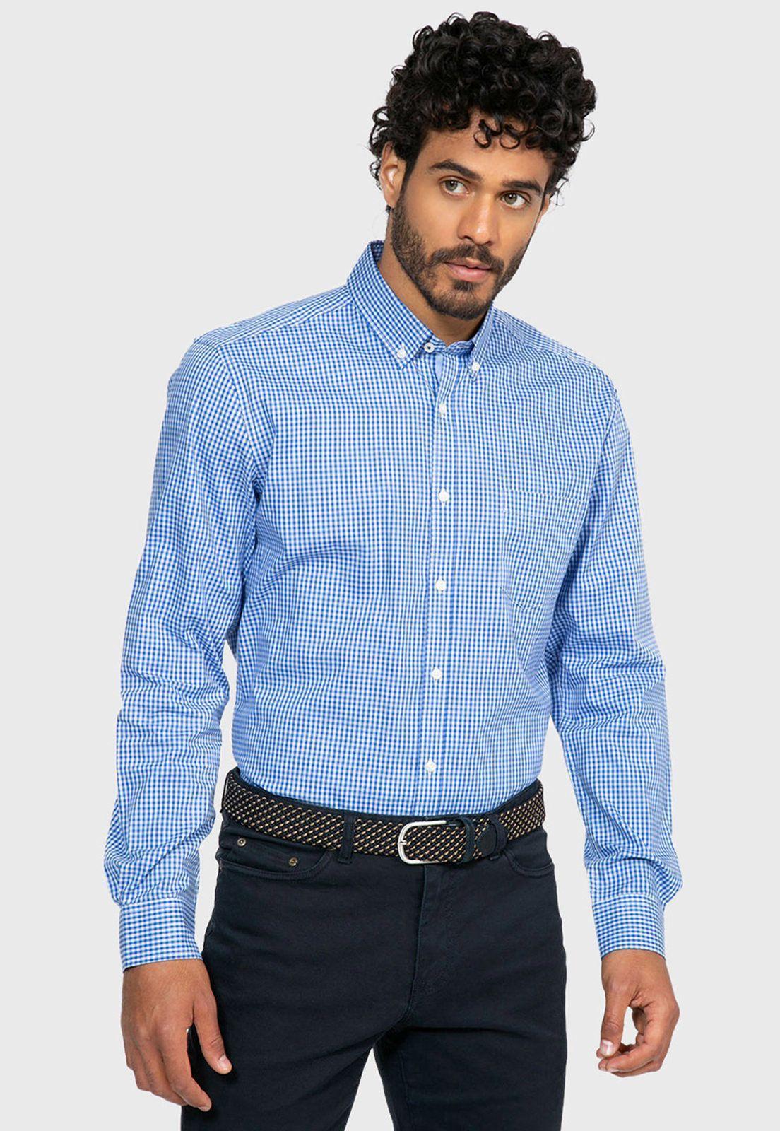 Camisa Casual Oxford Cuadritos-0