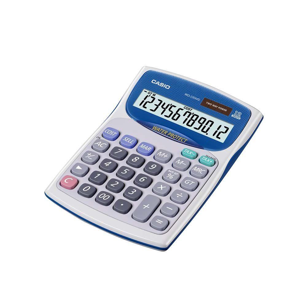 CALCULADORA CASIO WD-220MS-WE-S-1