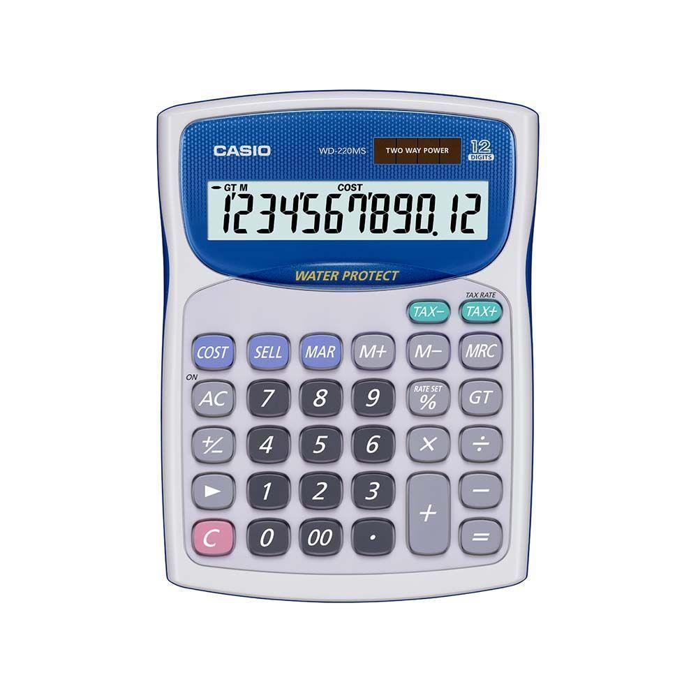 CALCULADORA CASIO WD-220MS-WE-S-0