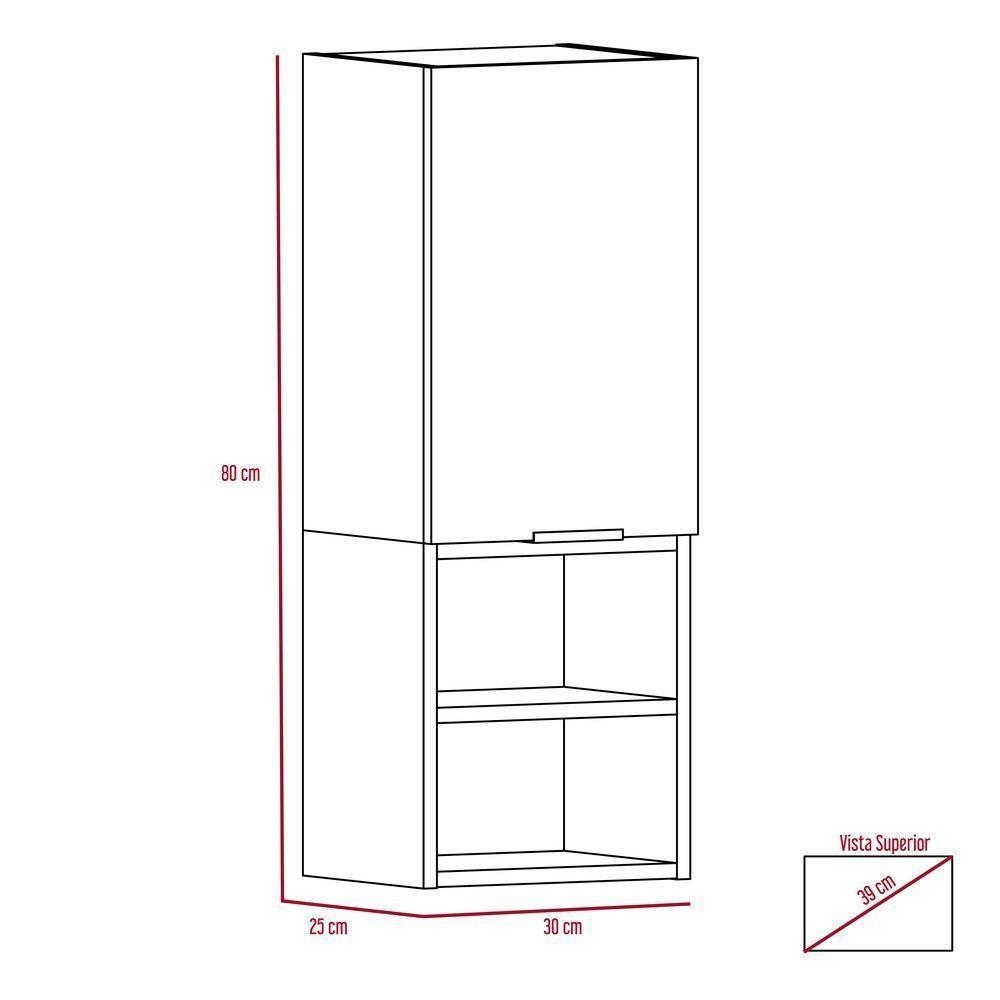 MUEBLE AUXILIAR DE BAÑO JULES(1C)CENIZA/-2