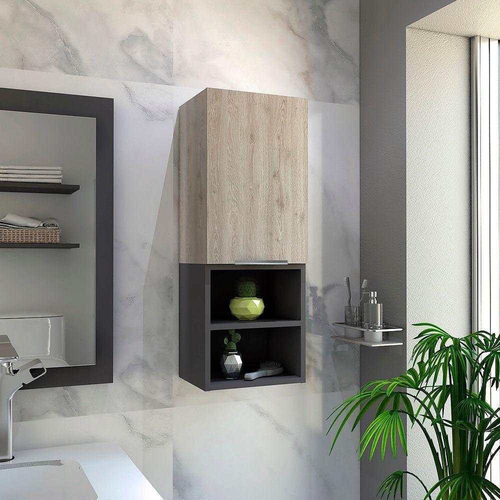 MUEBLE AUXILIAR DE BAÑO JULES(1C)CENIZA/-1